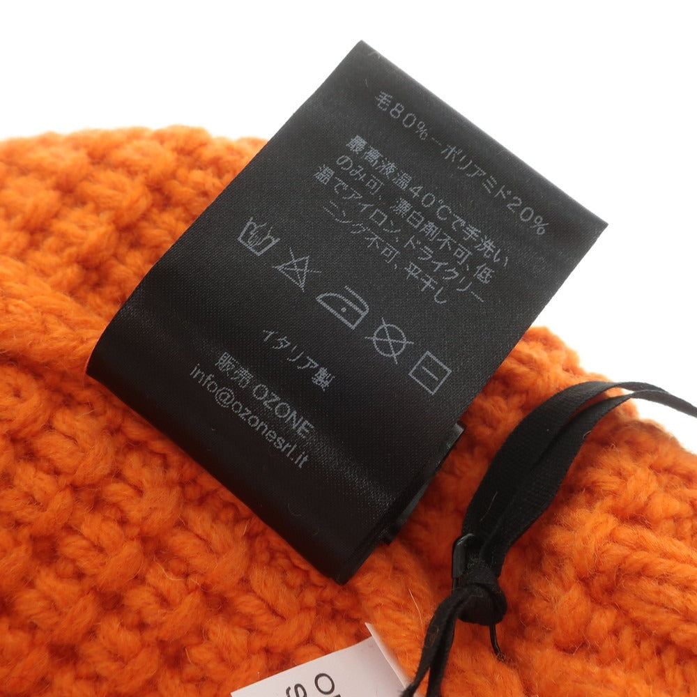 [Used] [Unused] BARK Low Gauge Wool Nylon Knit Cap Orange [Size ONE SIZE] [ORG] [A/W] [Condition Rank S] [Men&