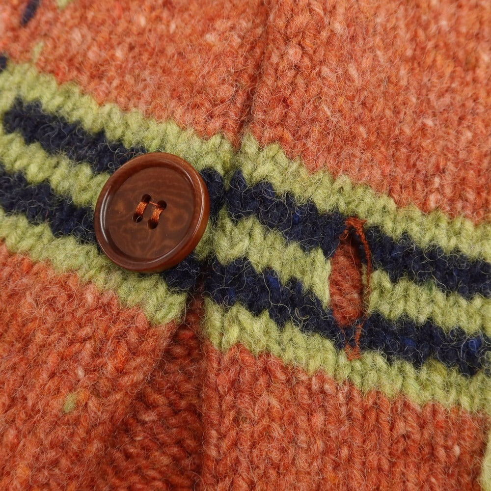 [Used] [Unused] SURVIVAL OF THE FASHIONEST Wool Knit Jacket Terracotta [Size BIG] [BRW] [A/W] [Condition Rank S] [Men&