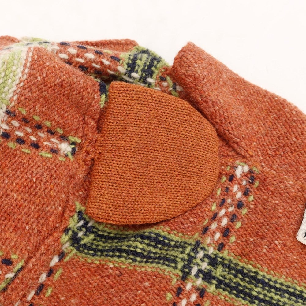 [Used] [Unused] SURVIVAL OF THE FASHIONEST Wool Knit Jacket Terracotta [Size BIG] [BRW] [A/W] [Condition Rank S] [Men&