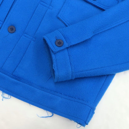 [Used] Ninety-Nine Percent Is 99%IS- Wool Nylon Work Jacket Blouson Blue [Size 4] [BLU] [A/W] [Condition Rank C] [Men&