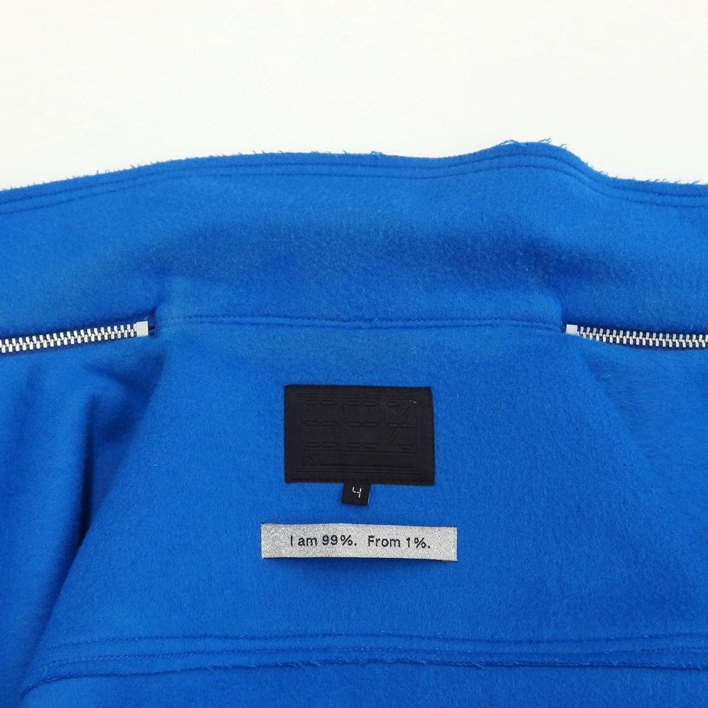 [Used] Ninety-Nine Percent Is 99%IS- Wool Nylon Work Jacket Blouson Blue [Size 4] [BLU] [A/W] [Condition Rank C] [Men&