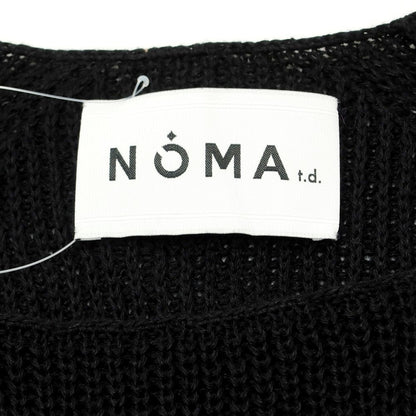 [Used] NOMA td Cotton Linen Fringe Pullover Knit Black [Size 1] [BLK] [S/S] [Condition Rank B] [Men&