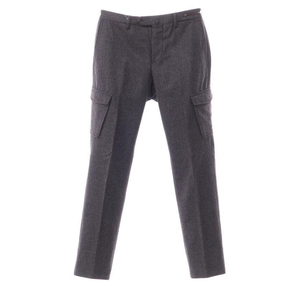 [Used] PT01 Wool Cargo Slacks Pants Dark Gray x Purple [Size 46] [GRY] [A/W] [Condition Rank B] ​​[Men&