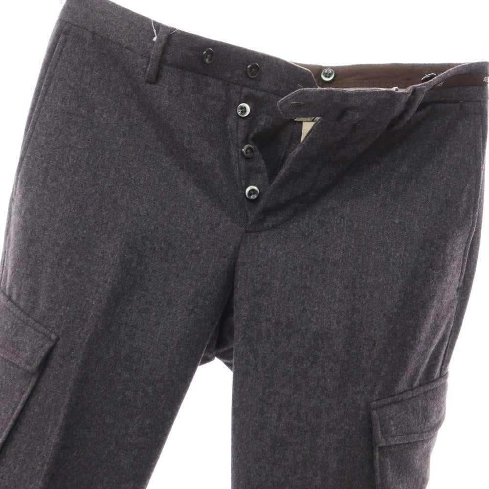 [Used] PT01 Wool Cargo Slacks Pants Dark Gray x Purple [Size 46] [GRY] [A/W] [Condition Rank B] ​​[Men&