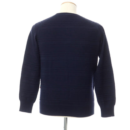 [Used] Orobianco Cotton Crew Neck Pullover Knit Navy [S] [Condition Rank B] [Men&