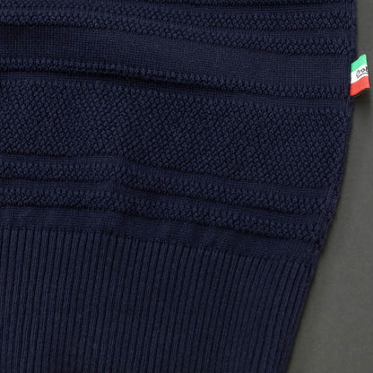 [Used] Orobianco Cotton Crew Neck Pullover Knit Navy [S] [Condition Rank B] [Men&