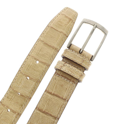 [Used] Andersons Crocodile embossed leather belt, beige [Size 80] [BEI] [S/S/A/W] [Condition Rank C] [Men&