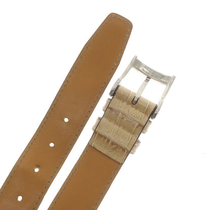 [Used] Andersons Crocodile embossed leather belt, beige [Size 80] [BEI] [S/S/A/W] [Condition Rank C] [Men&