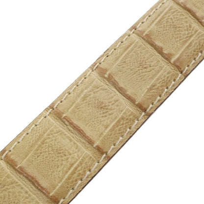 [Used] Andersons Crocodile embossed leather belt, beige [Size 80] [BEI] [S/S/A/W] [Condition Rank C] [Men&