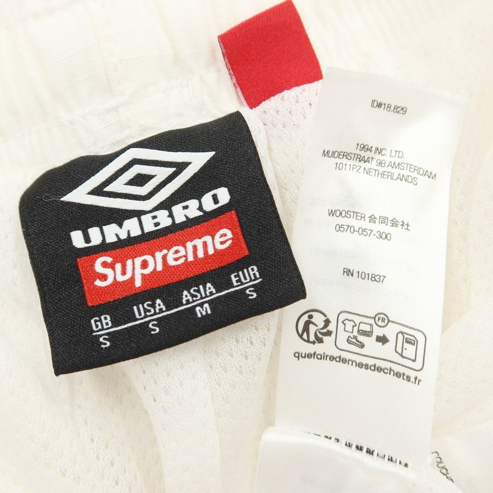 [Used] Supreme 2023 Fall/Winter Umbro Cotton Ripstop Track Pant Cotton Track Pants Easy Pants White [Size M] [WHT] [S/S] [Condition Rank A] [Men&