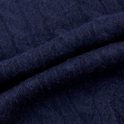 [Used] BEAMS PLUS Mid-gauge wool nylon cable knit navy [Size M] [NVY] [A/W] [Condition Rank D] [Men&