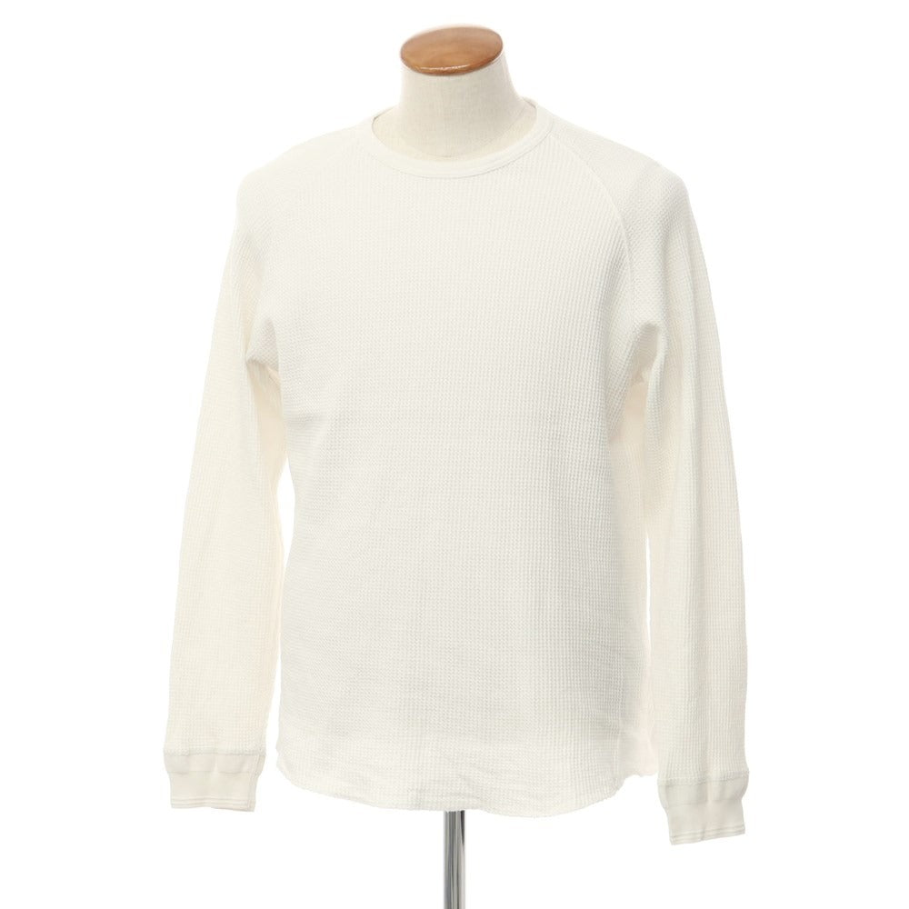 【中古】ビームスプラス BEAMS PLUS サーマルコットン 長袖Tシャツ ホワイト【サイズM】【WHT】【S/S/A/W】【状態ランクC】【メンズ】【768973】