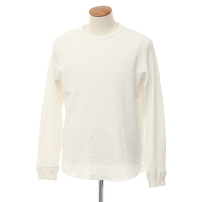 [Used] BEAMS PLUS Thermal Cotton Long Sleeve T-Shirt White [Size M] [WHT] [S/S/A/W] [Condition Rank C] [Men&
