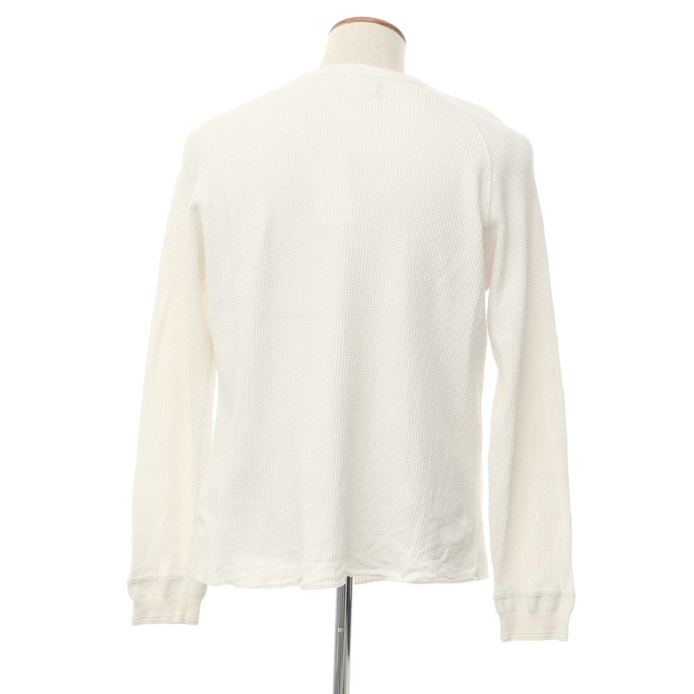 [Used] BEAMS PLUS Thermal Cotton Long Sleeve T-Shirt White [Size M] [WHT] [S/S/A/W] [Condition Rank C] [Men&