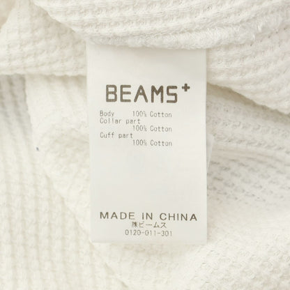 [Used] BEAMS PLUS Thermal Cotton Long Sleeve T-Shirt White [Size M] [WHT] [S/S/A/W] [Condition Rank C] [Men&