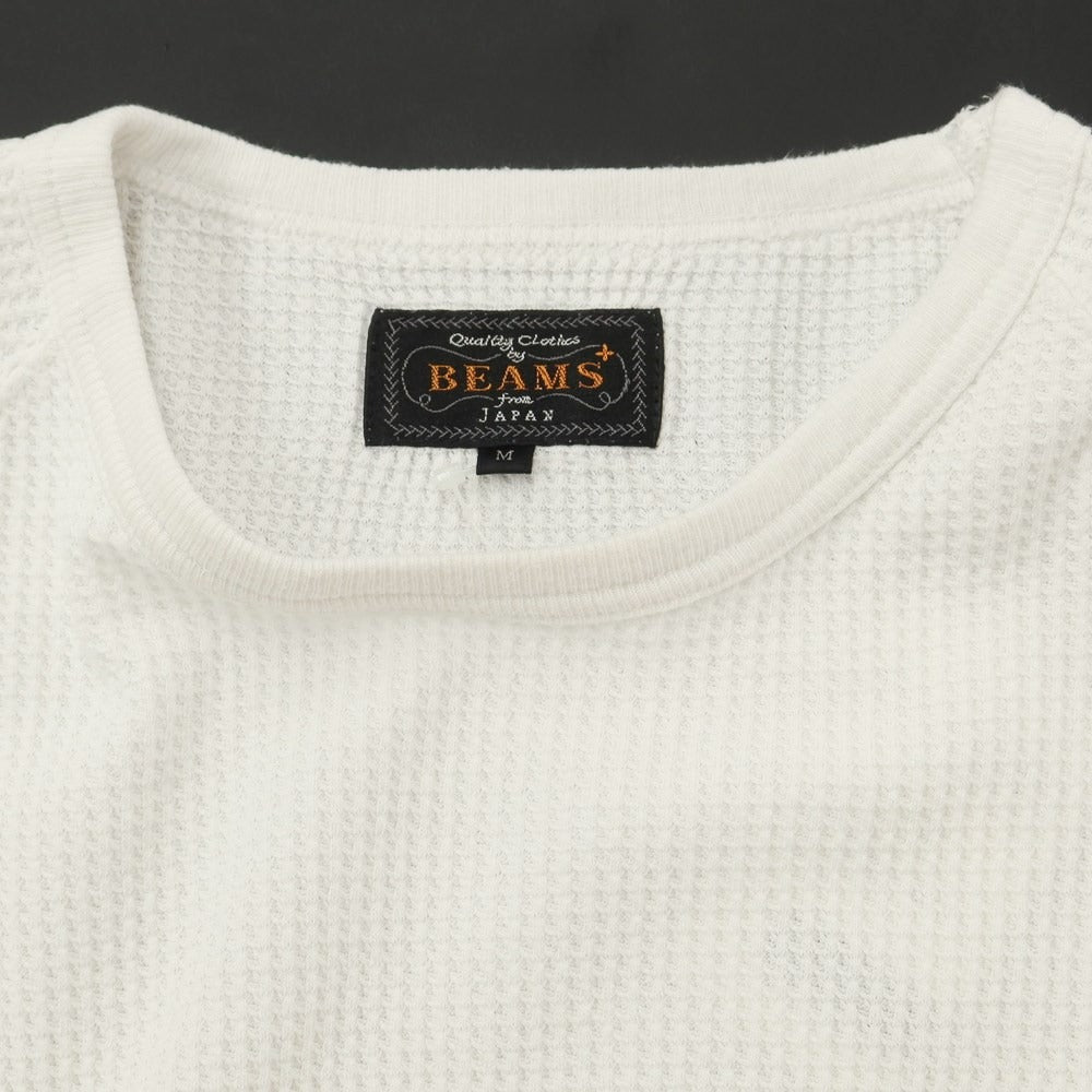 [Used] BEAMS PLUS Thermal Cotton Long Sleeve T-Shirt White [Size M] [WHT] [S/S/A/W] [Condition Rank C] [Men&