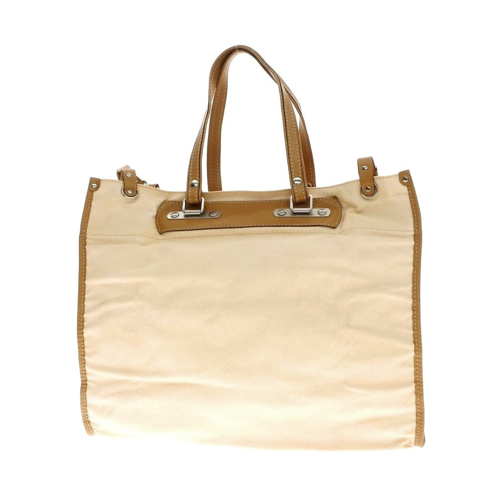 [Used] TRAMONTANO Folding Canvas Tote Bag Natural x Beige [Condition Rank C] [Men&