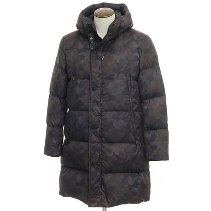 [Used] [Unused] DUNO Nylon Packable Camouflage Down Coat Dark Gray x Black x Khaki Brown [Size 48] [GRY] [A/W] [Condition Rank S] [Men&