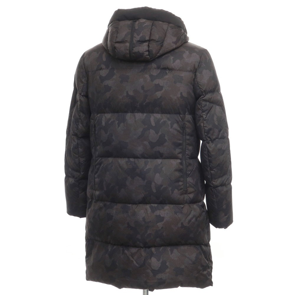 [Used] [Unused] DUNO Nylon Packable Camouflage Down Coat Dark Gray x Black x Khaki Brown [Size 48] [GRY] [A/W] [Condition Rank S] [Men&