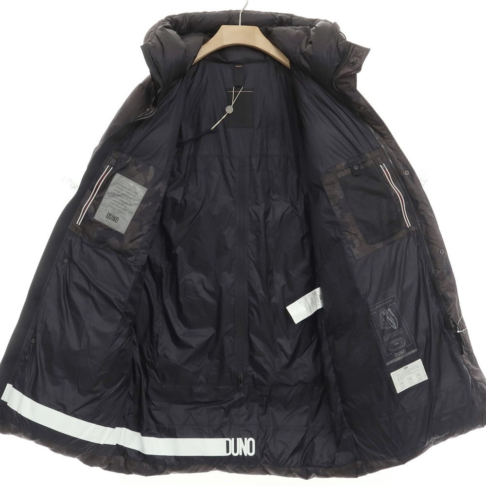 [Used] [Unused] DUNO Nylon Packable Camouflage Down Coat Dark Gray x Black x Khaki Brown [Size 48] [GRY] [A/W] [Condition Rank S] [Men&
