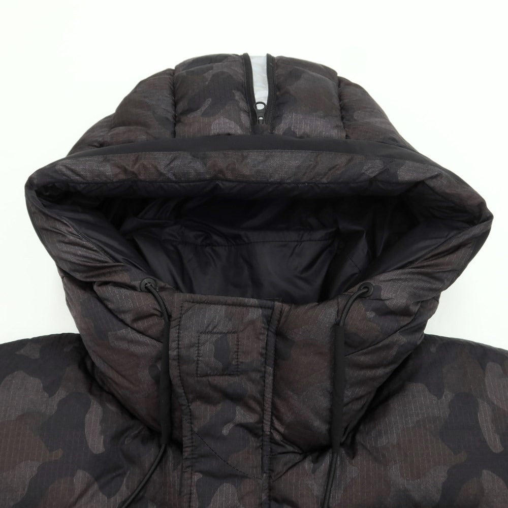 [Used] [Unused] DUNO Nylon Packable Camouflage Down Coat Dark Gray x Black x Khaki Brown [Size 48] [GRY] [A/W] [Condition Rank S] [Men&