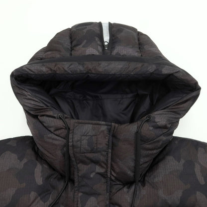 [Used] [Unused] DUNO Nylon Packable Camouflage Down Coat Dark Gray x Black x Khaki Brown [Size 48] [GRY] [A/W] [Condition Rank S] [Men&
