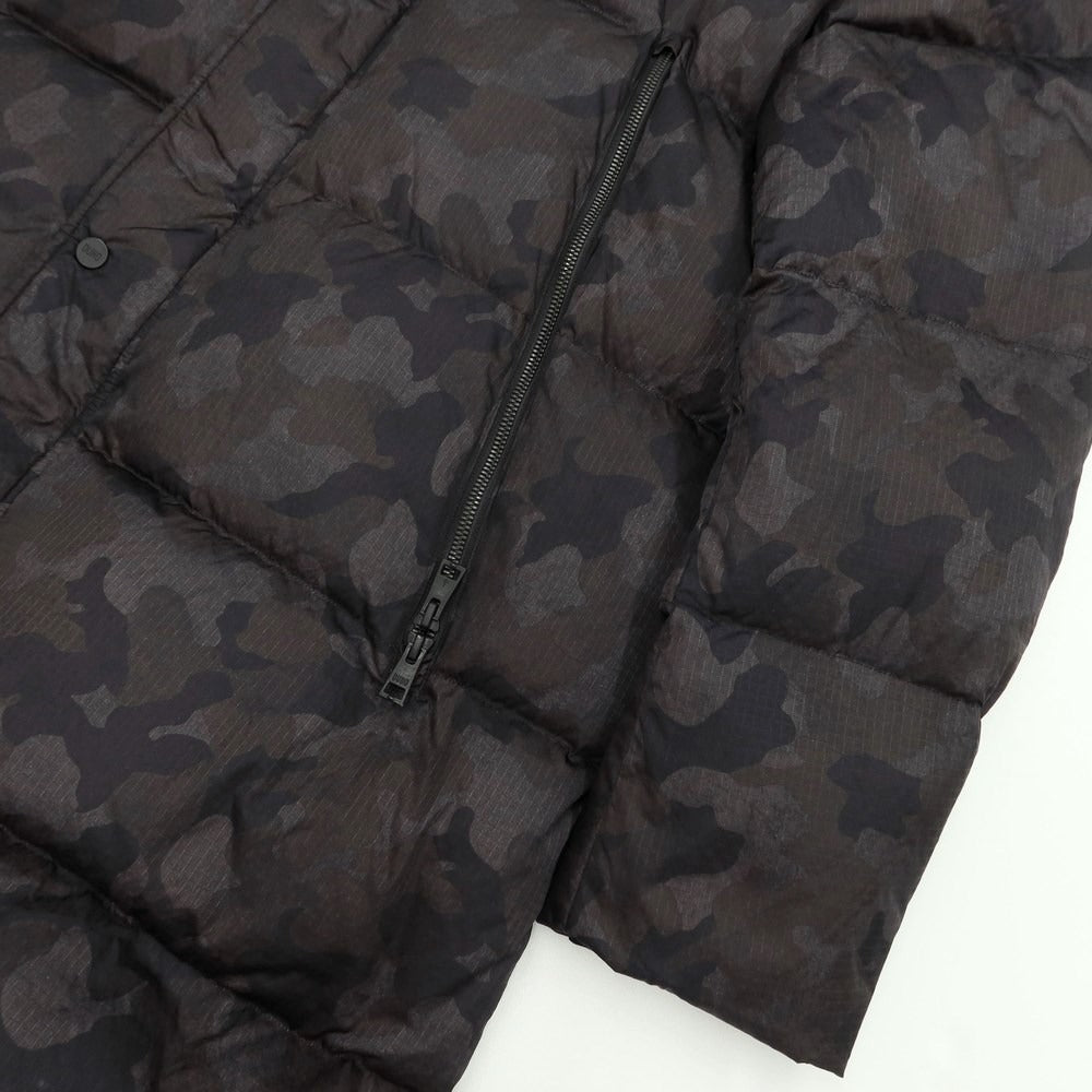 [Used] [Unused] DUNO Nylon Packable Camouflage Down Coat Dark Gray x Black x Khaki Brown [Size 48] [GRY] [A/W] [Condition Rank S] [Men&