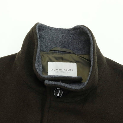 [Used] [Unused] A Day in the Life United Arrows a day in the life united arrows wool rayon stand collar coat dark olive [Size L] [GRN] [A/W] [Condition Rank S] [Men&