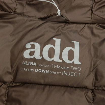 [Used] ADD nylon down jacket, blouson, dark brown [size 50] [BRW] [A/W] [Condition rank A] [Men&