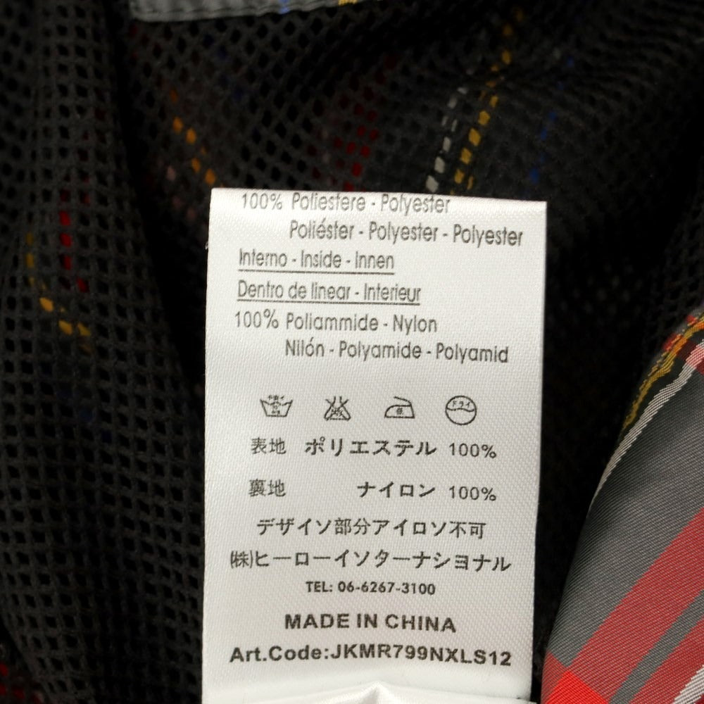 【中古】【未使用】フランクリンマーシャル FRANKLIN&amp;MARSHALL ポリエステル チェック フーデッドブルゾン レッド【 M 】【 状態ランクS 】【 メンズ 】
[EPD]