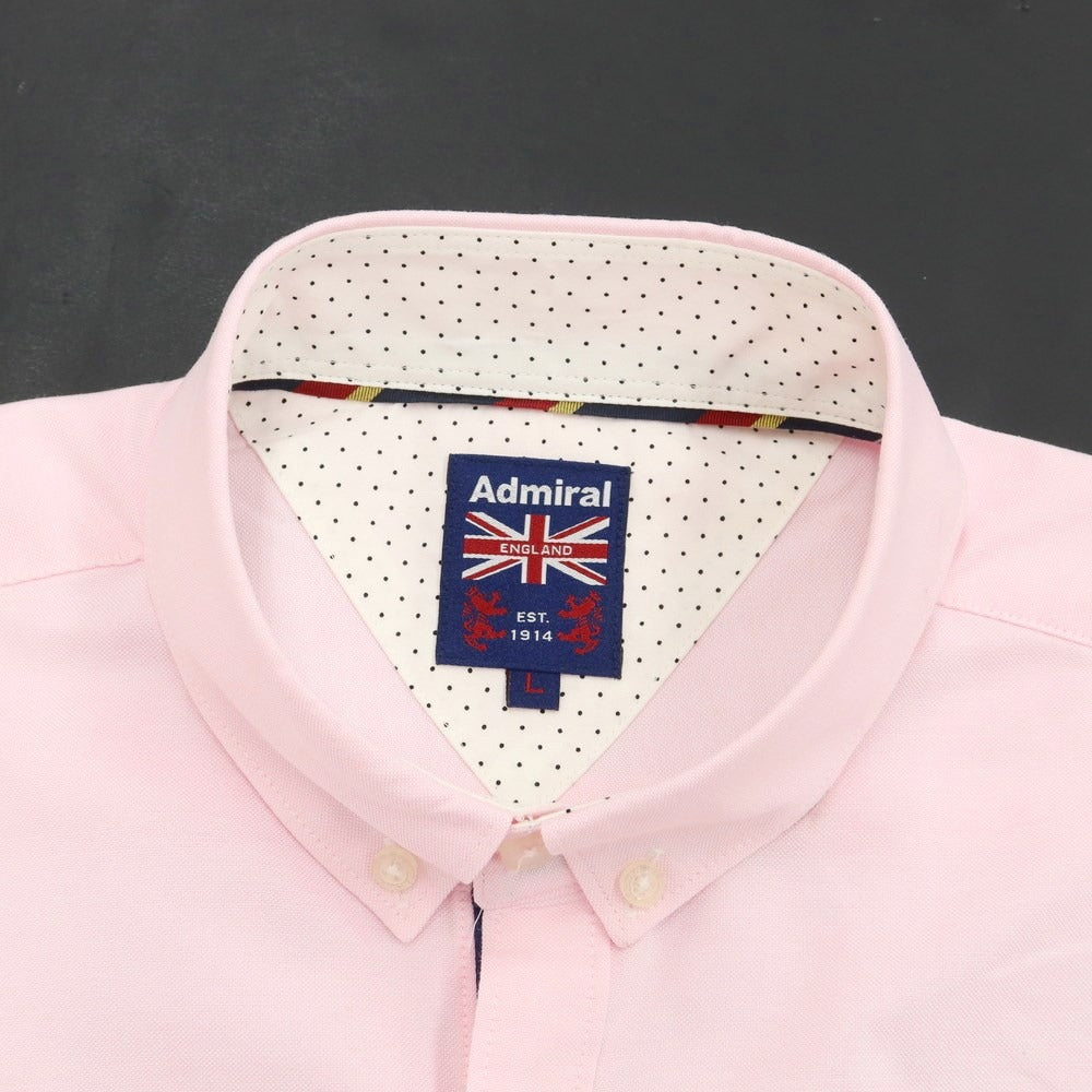 [Used] [Unused] Admiral Cotton Button-down Casual Shirt Pink [Size L] [PNK] [S/S/A/W] [Condition Rank S] [Men&