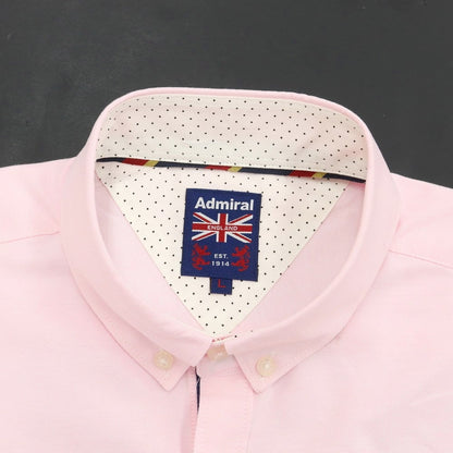 [Used] [Unused] Admiral Cotton Button-down Casual Shirt Pink [Size L] [PNK] [S/S/A/W] [Condition Rank S] [Men&