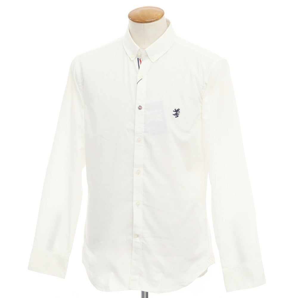 [Used] [Unused] Admiral Cotton Button-down Casual Shirt White [Size L] [WHT] [S/S/A/W] [Condition Rank S] [Men&