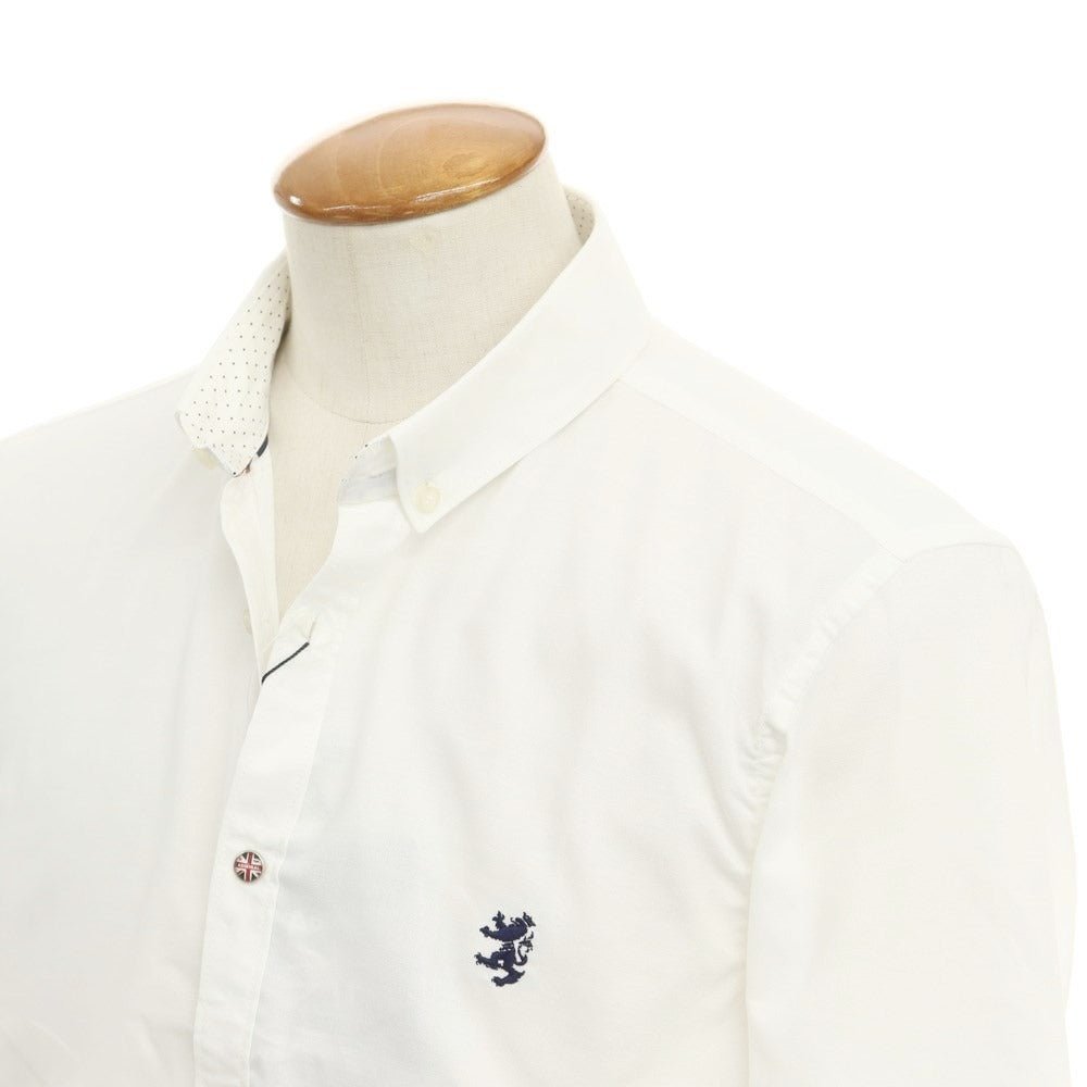 [Used] [Unused] Admiral Cotton Button-down Casual Shirt White [Size L] [WHT] [S/S/A/W] [Condition Rank S] [Men&