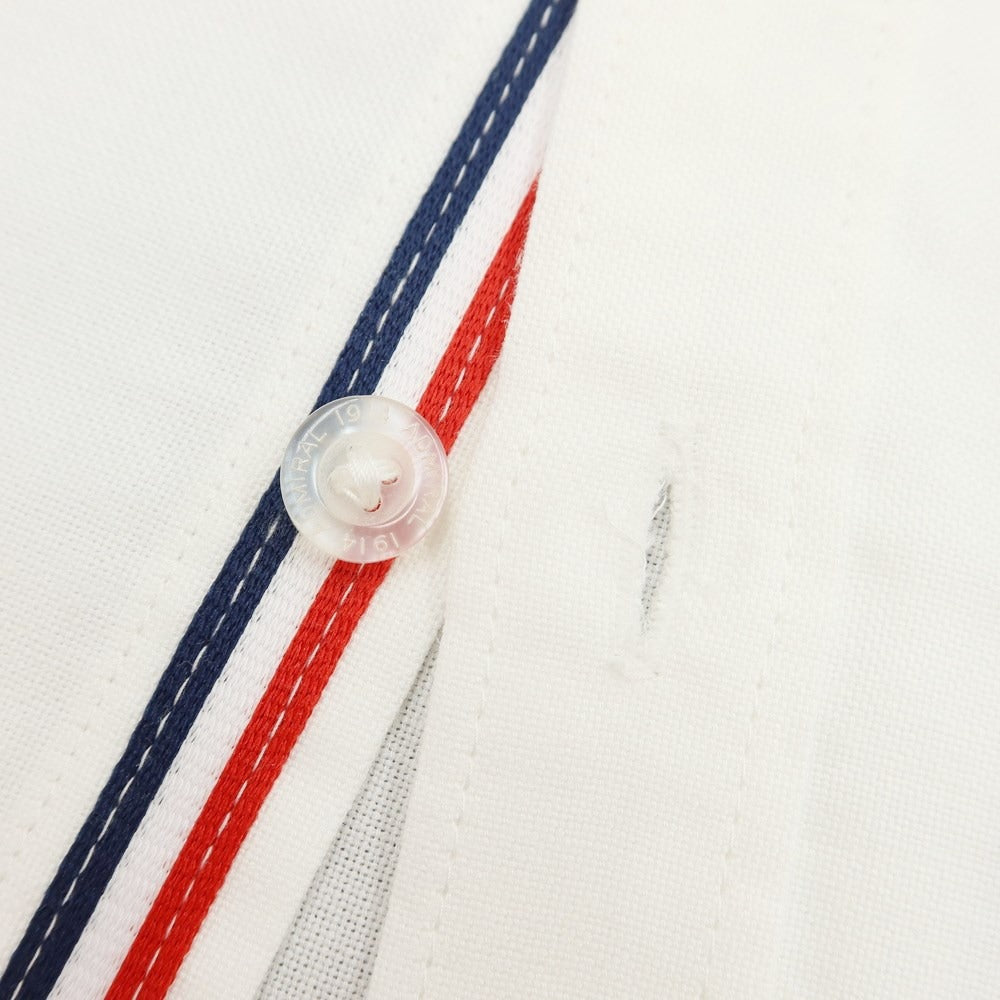 [Used] [Unused] Admiral Cotton Button-down Casual Shirt White [Size L] [WHT] [S/S/A/W] [Condition Rank S] [Men&