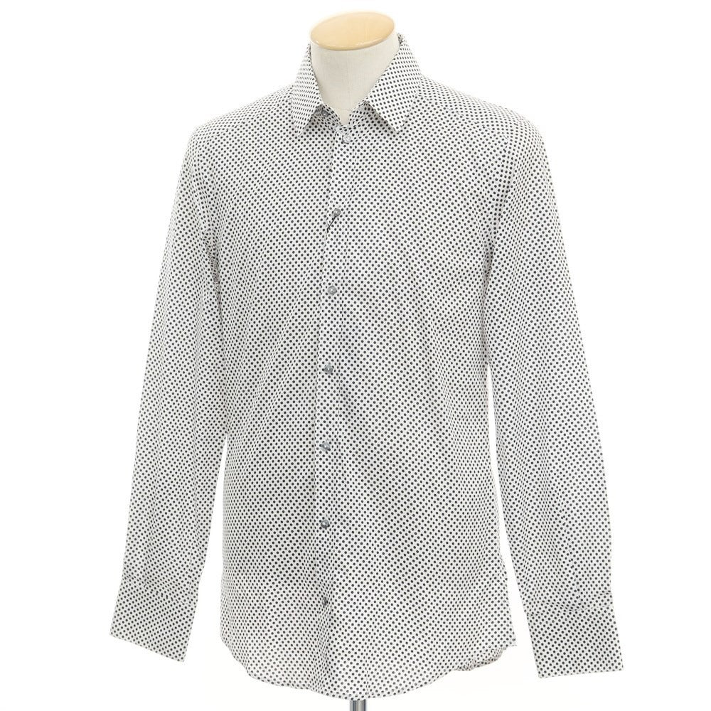 [Used] [Unused] Dolce &amp;amp; Gabbana DOLCE&amp;amp;GABBANA Cotton Dot Casual Shirt White x Dark Navy [Size 39] [WHT] [S/S/A/W] [Condition Rank S] [Men&