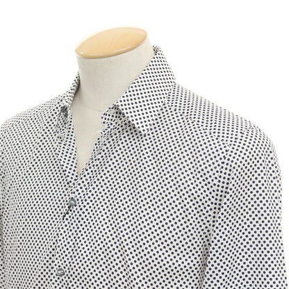 [Used] [Unused] Dolce &amp;amp; Gabbana DOLCE&amp;amp;GABBANA Cotton Dot Casual Shirt White x Dark Navy [Size 39] [WHT] [S/S/A/W] [Condition Rank S] [Men&