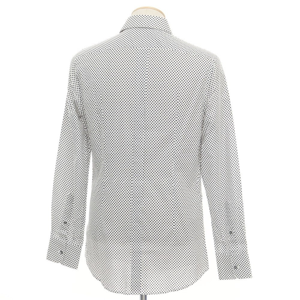 [Used] [Unused] Dolce &amp;amp; Gabbana DOLCE&amp;amp;GABBANA Cotton Dot Casual Shirt White x Dark Navy [Size 39] [WHT] [S/S/A/W] [Condition Rank S] [Men&