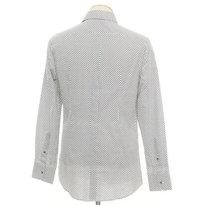 [Used] [Unused] Dolce &amp;amp; Gabbana DOLCE&amp;amp;GABBANA Cotton Dot Casual Shirt White x Dark Navy [Size 39] [WHT] [S/S/A/W] [Condition Rank S] [Men&