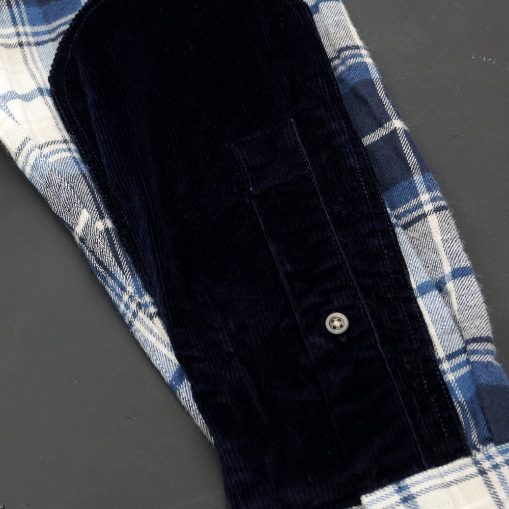 [Used] Banana Republic Cotton Check Flannel Shirt Casual Shirt Navy x White [Size L] [NVY] [A/W] [Condition Rank B] ​​[Men&