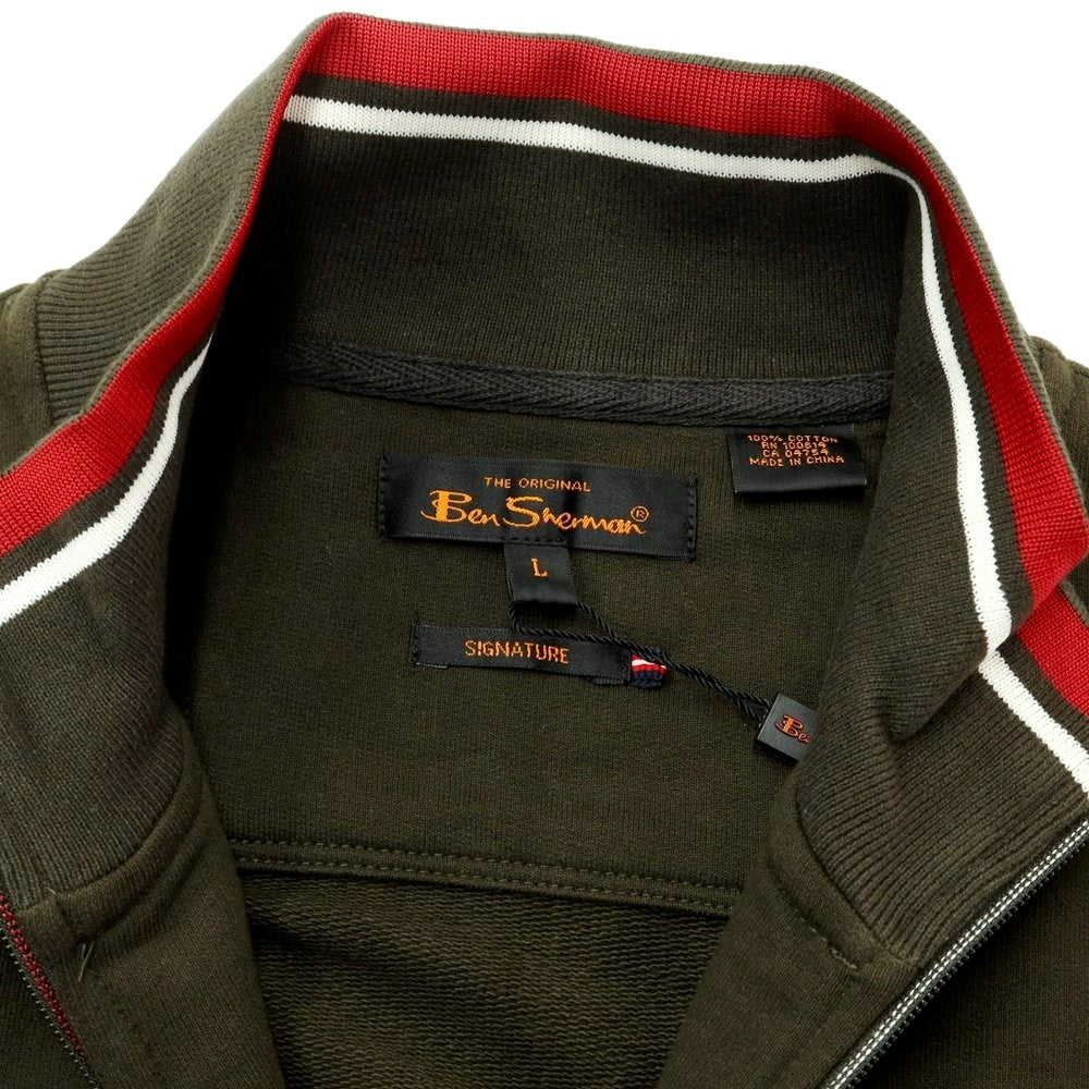 [Used] [Unused] Ben Sherman Sweat Track Jacket Dark Olive [Size L] [GRN] [S/S/A/W] [Condition Rank S] [Men&