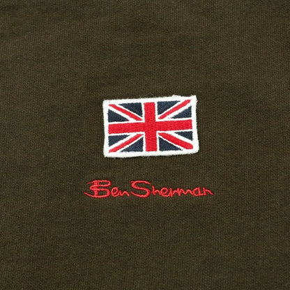 [Used] [Unused] Ben Sherman Sweat Track Jacket Dark Olive [Size L] [GRN] [S/S/A/W] [Condition Rank S] [Men&