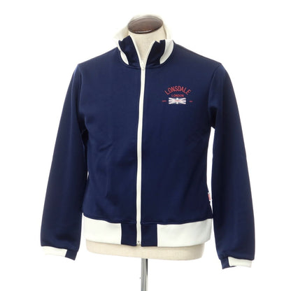 [Used] LONSDALE Polyester Zip-up Jersey Navy x White [Size L] [NVY] [S/S/A/W] [Condition Rank A] [Men&