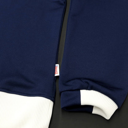 [Used] LONSDALE Polyester Zip-up Jersey Navy x White [Size L] [NVY] [S/S/A/W] [Condition Rank A] [Men&