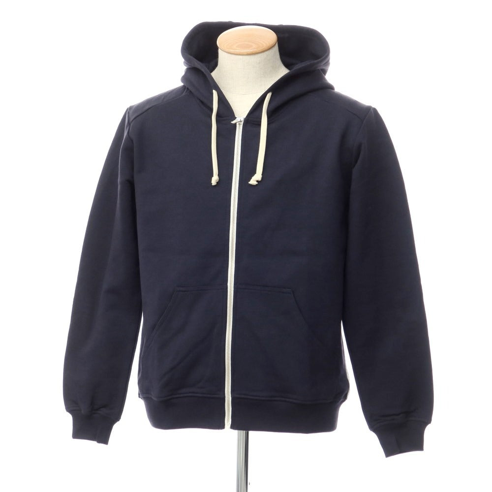 【中古】マッキアジェイ MACCHIA J コットン ジップアップ パーカー ネイビーxホワイト【サイズS】【NVY】【A/W】【状態ランクB】【メンズ】【768972】