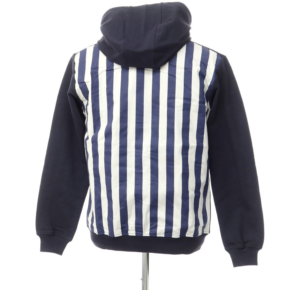 【中古】マッキアジェイ MACCHIA J コットン ジップアップ パーカー ネイビーxホワイト【サイズS】【NVY】【A/W】【状態ランクB】【メンズ】【768972】