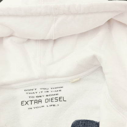[Used] Diesel DIESEL Cotton Zip-up Hoodie White [Size M] [WHT] [A/W] [Condition Rank C] [Men&