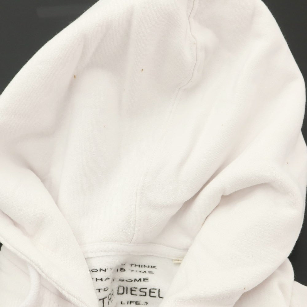 [Used] Diesel DIESEL Cotton Zip-up Hoodie White [Size M] [WHT] [A/W] [Condition Rank C] [Men&