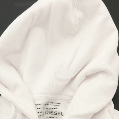 [Used] Diesel DIESEL Cotton Zip-up Hoodie White [Size M] [WHT] [A/W] [Condition Rank C] [Men&