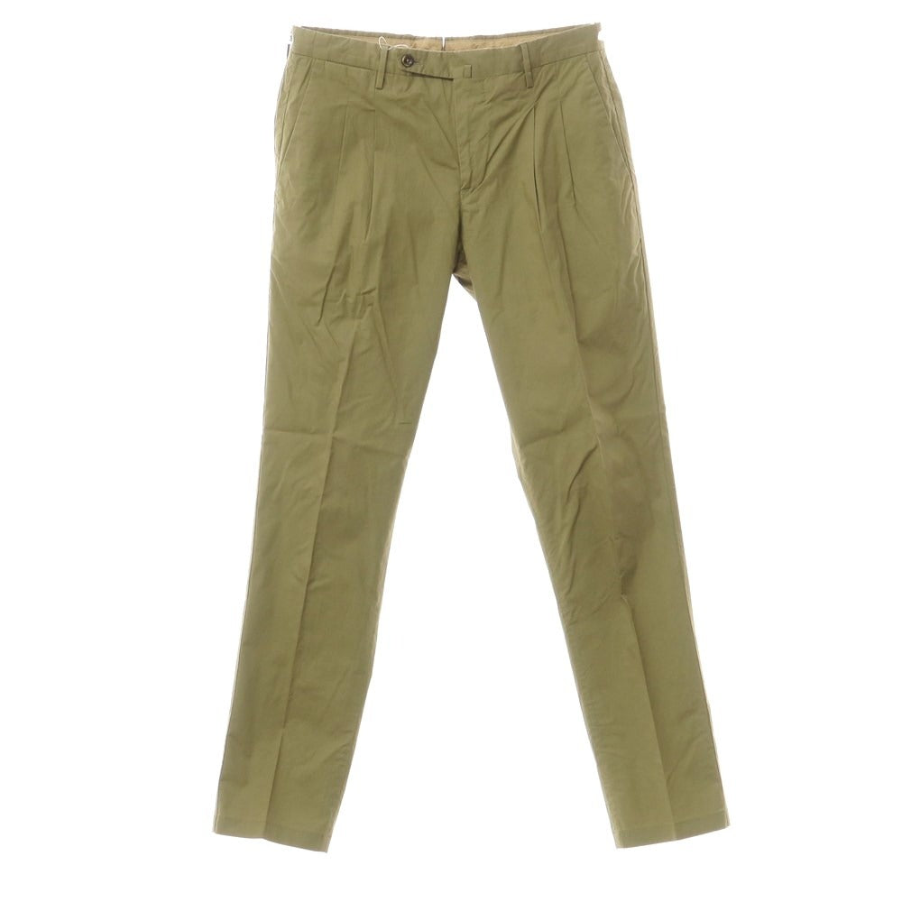 [Used] PT TORINO Stretch Cotton Casual Slacks Pants Olive [46] [Condition Rank B] [Men&